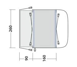 Outwell Camping Sales Store -Outwell Camping Sales Store 111170 newburg 160 air drawing floorplan3