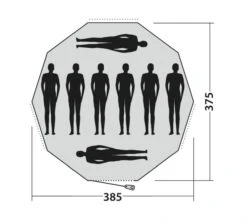 Easy Camp Moonlight Tipi Tent -Outwell Camping Sales Store 120381 moonlight tipi drawing floorplan3