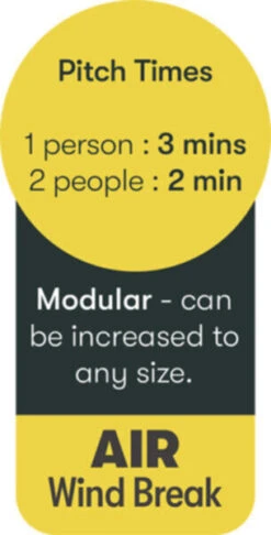 Quest Falcon Airshield 160 - 1 Panel Extension (2022) 21 Quest Falcon Airshield 160 - 1 Panel Extension (2022) -Outwell Camping Sales Store a1039 9 midsize