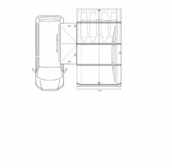 Outdoor Revolution Movelite T4E PC Lowline Awning (180-220cm) (2023) 16 Outdoor Revolution Movelite T4E PC Lowline Awning (180-220cm) (2023) -Outwell Camping Sales Store movelite t4e floor1