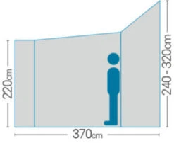 Westfield Neptune 400 Performance Air Drive Away Awning Mid - XXhigh (240 -320cm) 21 Westfield Neptune 400 Performance Air Drive Away Awning Mid - XXhigh (240 -320cm) -Outwell Camping Sales Store neptune 6 midsize
