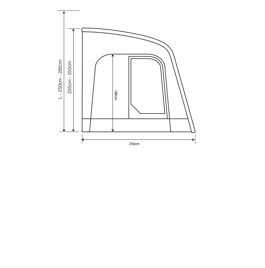 Outdoor Revolution Sportlite Air 320 Caravan Awning 6 Outdoor Revolution Sportlite Air 320 Caravan Awning - Image 6